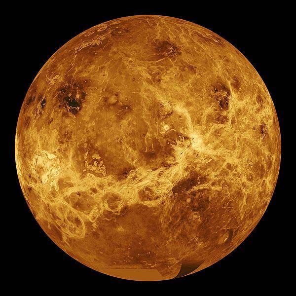 Because it’s rich in CO2 and it has very thin sulfur dioxide clouds, Venus has the biggest Greenhouse effect in the Solar System.