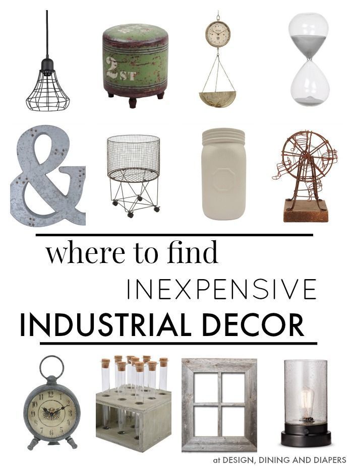 Best Places to Find Inexpensive Industrial Decor