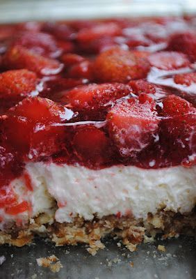 Best Recipes On Pinterest | Strawberry Pretzel Dessert Recipes | Top & Popular Pinterest Recipes