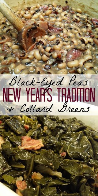 Black-Eyed Peas and Collard Greens: a New Year’s Tradition {recipes for both plus Chicken Pilau and Cornbread}
