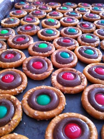 Christmas treats. We call them pretzel snacks. Our friends call them reindeer noses. Whatever. They are fabulous no matter what
