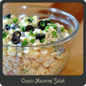 Classic Macaroni Salad—Summer is almost here! Save this for those upcoming BBQs! I haven’t had a good macaroni salad in a long