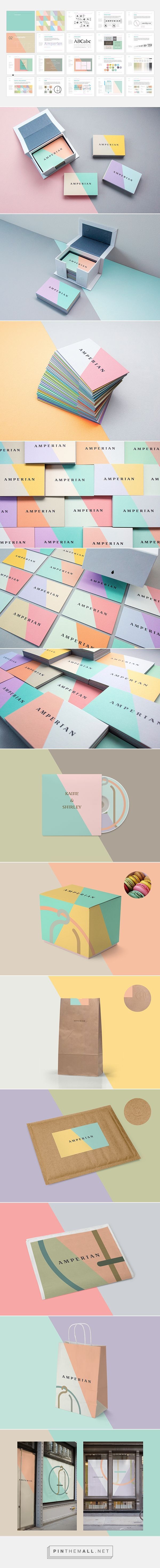 Color blocking #stationery design. Love the business cards and packaging especially.