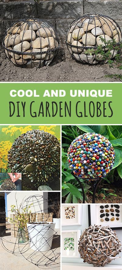 Cool and Unique DIY Garden Globes • Lots of great ideas & tutorials!