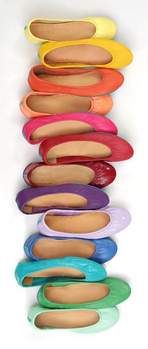 Craving color? Tieks Ballet Flats are the cure!