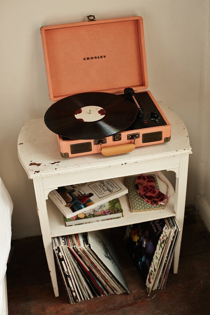 Crosley X UO Cruiser Briefcase Portable Vinyl Record Player — Merry Christmas to me!? Love the color
