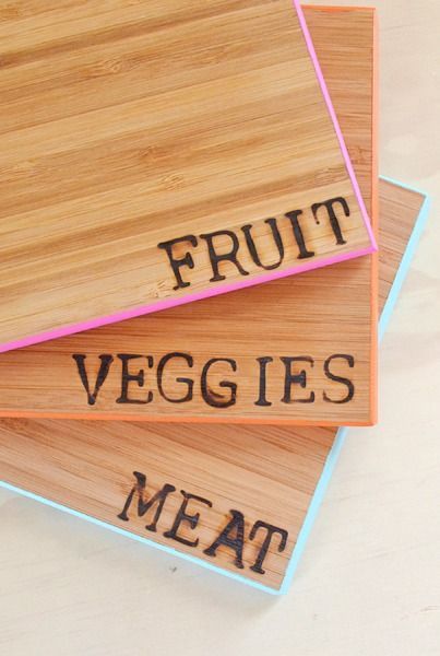 Don’t cross contaminate your food, make these DIY color coded cutting boards instead with full tutorial!