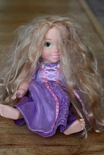 Don’t throw away your Disney Rapunzel Tangled doll-Make it look like a brand new doll with this easy method for smoothing and