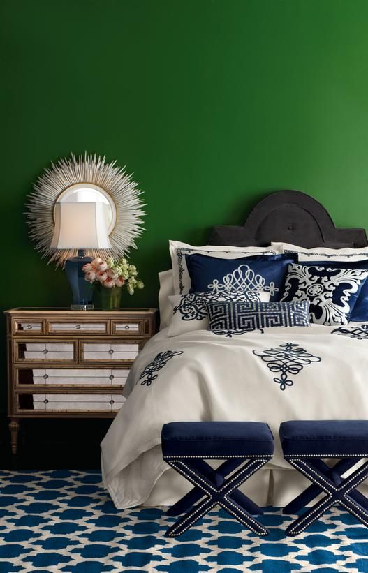 Emerald Green + Navy in Colors We Love: Emerald Green from HGTV