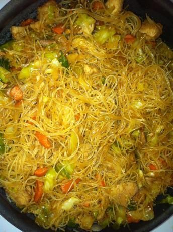 Filipino Pancit. Nothing will beat when my Filipino family makes this for me :D…. Photo by Emily Rose’s Mommy