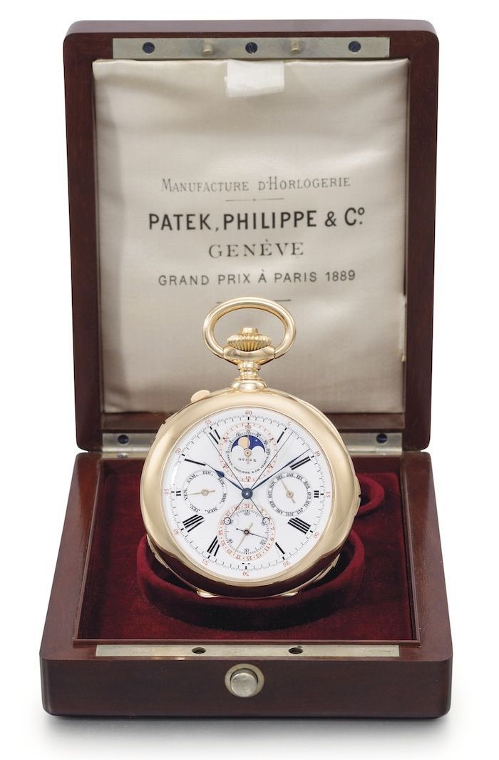 First Ever Grand Complication Pocket Watch by Patek Philippe, Made for Stephen Palmer – $2,251,750