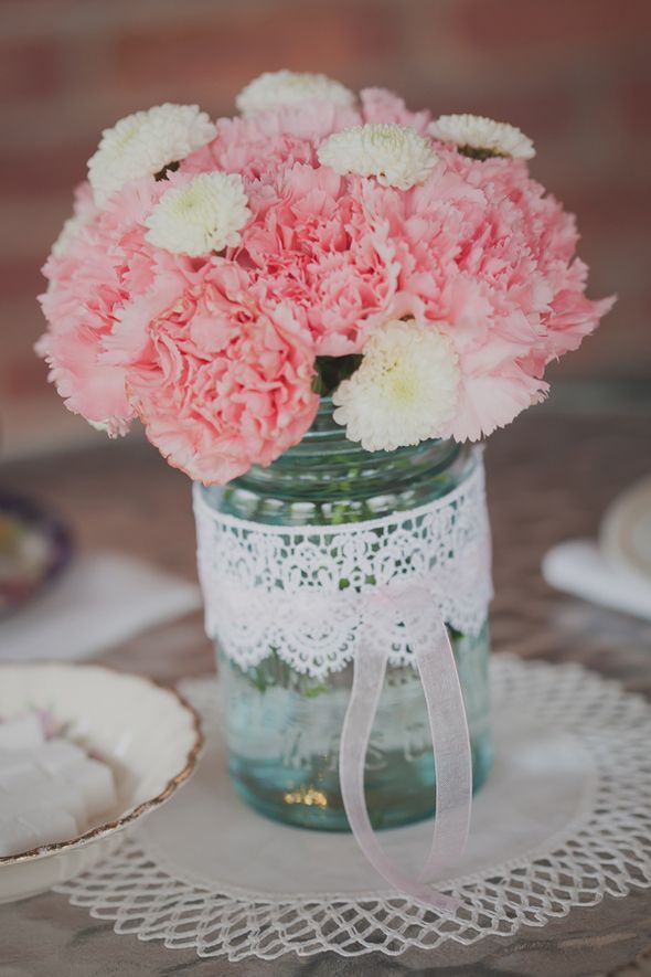Flowers.  Tea party. Bridal shower.  Engagement party. Rehearsal dinner.  Event planning ideas.