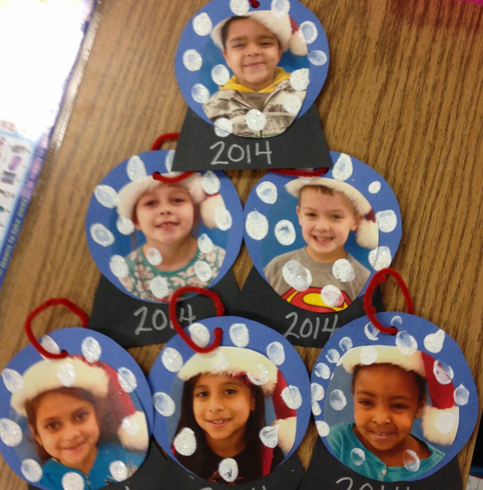 Fun Holiday Activities! by #SOL Train Learning: These are our cute ornaments that we made for our parents. Read about more fun