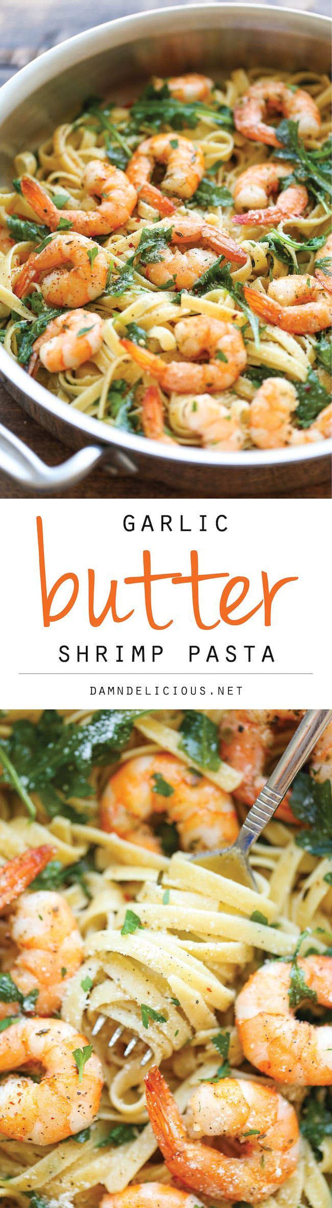 Garlic Butter Shrimp Pasta – An easy peasy pasta dish that’s simple, flavorful and incredibly hearty. And all you need is 20 min