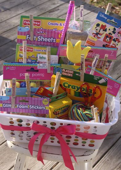 Great Gift Idea For Kids Of Any Age – Craft Basket Complete With Ideas | A Spotted Pony