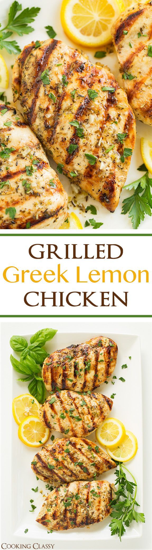 Grilled Greek Lemon Chicken – this chicken is so easy to prepare and it’s deliciously flavorful! A go to dinner recipe! Marinated