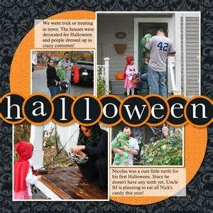 halloween scrapbook layouts ideas – Yahoo Image Search Results