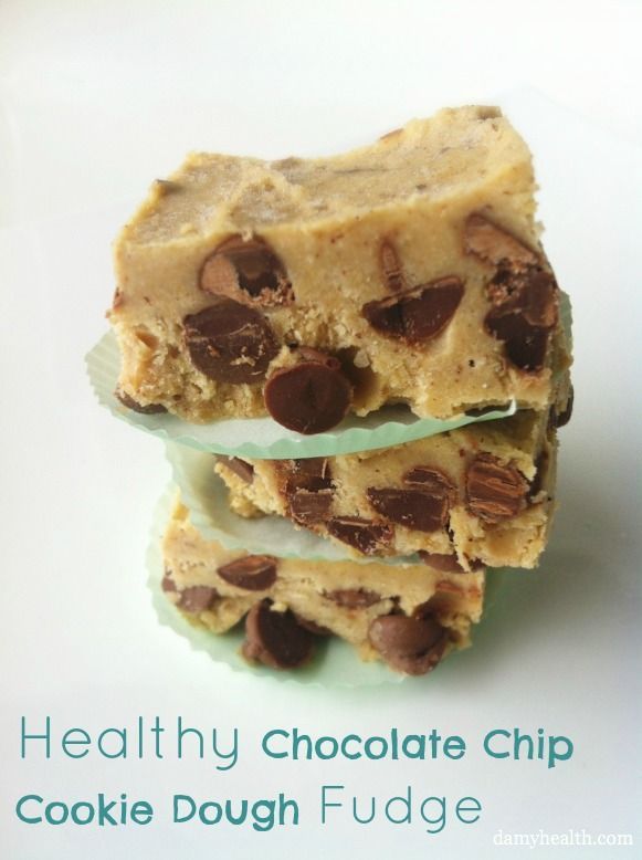 healthy Chocolate Chip Cookie Dough Fudge- I personally have made this a few times and love it! It’s great to keep raw and eat