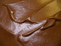 Homemade Chocolate Frosting.  Made this tonight for brownies!  So good and easy!  Way better than store bought!