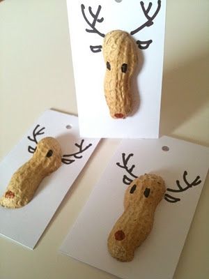 Homemade Reindeer gift tags-These are Too Funny not to Share!