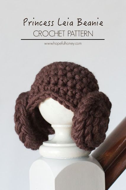 Hopeful Honey | Craft, Crochet, Create: Princess Leia Inspired Beanie Crochet Pattern