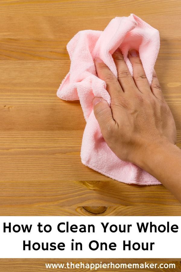 How to Clean Your House FAST-from someone who worked as a maid and professional house cleaner!