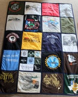 How-to make a quilt out of old t-shirts for people who don’t sew. Memory Quilt!