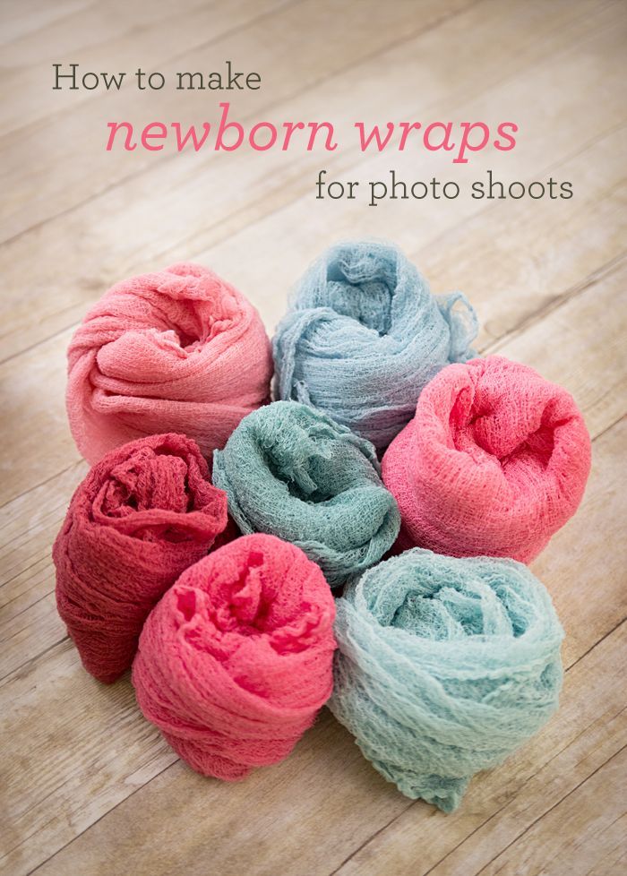 How to make newborn cheesecloth wraps for photo shoots (they’re totally affordable & SO EASY!) | Cardstore Blog