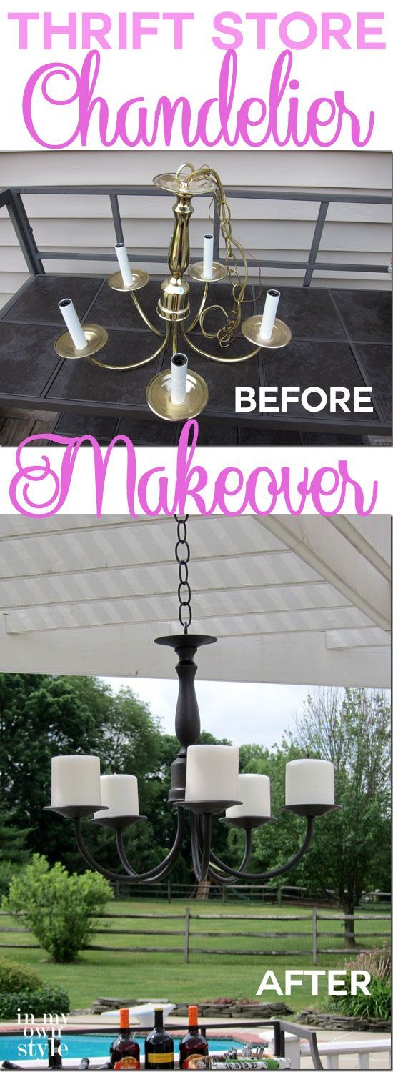 How-to-Make-Over-a-Thrift-Store-Chandelier-to-resemble-one-from-Pottery-Barn. this would be great above the tub!