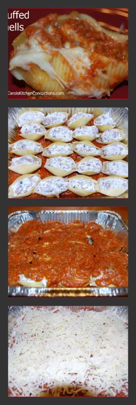 How to make stuffed shells. My all time fave special occasion dinners my mom would make for me