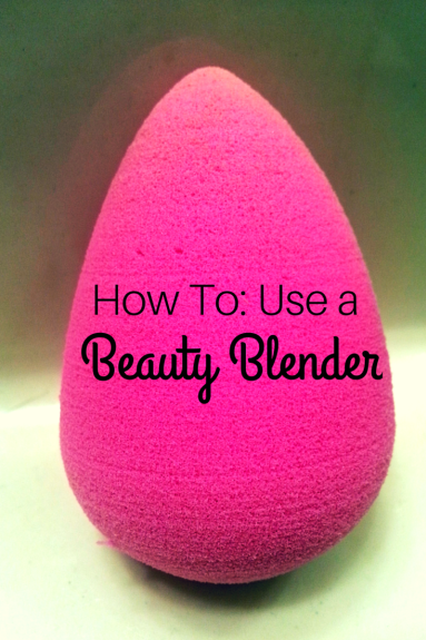 How to Use this big bright pink egg known as the beauty blender. It makes makeup go on absolutely flawlessly.