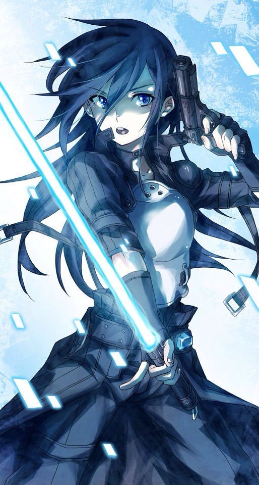 I can’t believe in season three(Gun Gale Online 2014 activated!) has Kirito as a girl! And OMFG this is him!