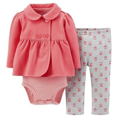 Just One You™Made by Carter’s® Newborn Girls’ 3 Piece Owl Set