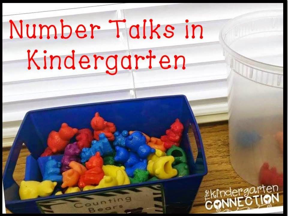 Kindergarten ideas – Number talks in Kindergarten. Ways to develop a stronger number sense in our young learners!