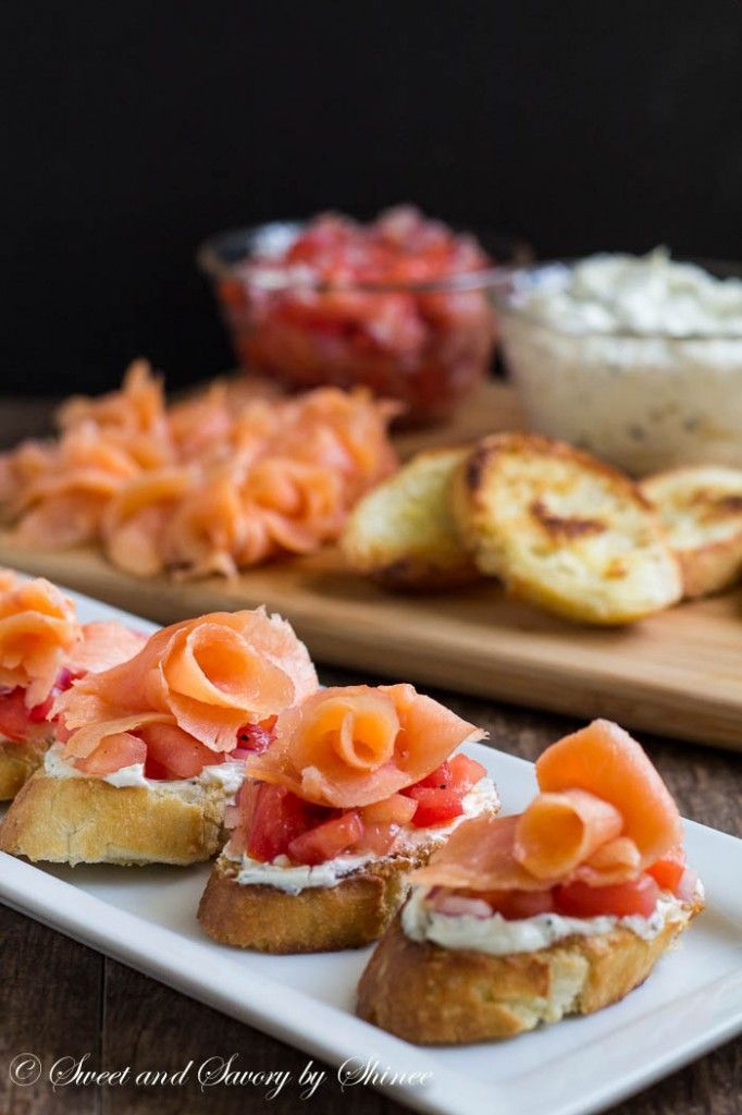 Learn how to make crostini in less than 30 minutes! These smoked salmon crostini are the simplest, yet most flavorful appetizer