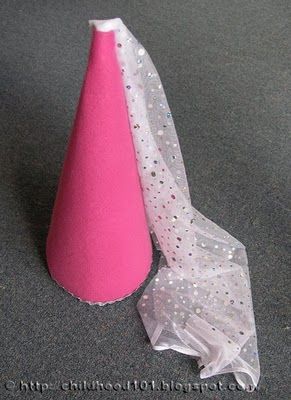 Let’s Dress Up: Princess Hat Tutorial. Better than making it with poster board, this tut shows how interfacing allows you to use