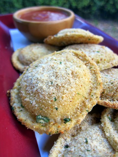 Loved them! Love that they’re completely baked and not fried at all. Oven Toasted Ravioli | Plain Chicken