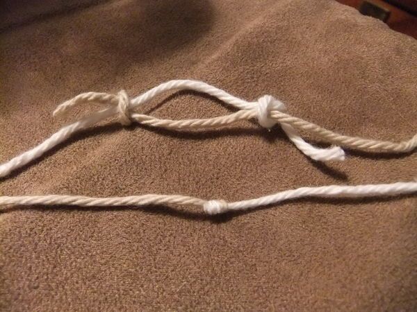 Magic Knot to join yarn. A tiny knot that won’t come undone.