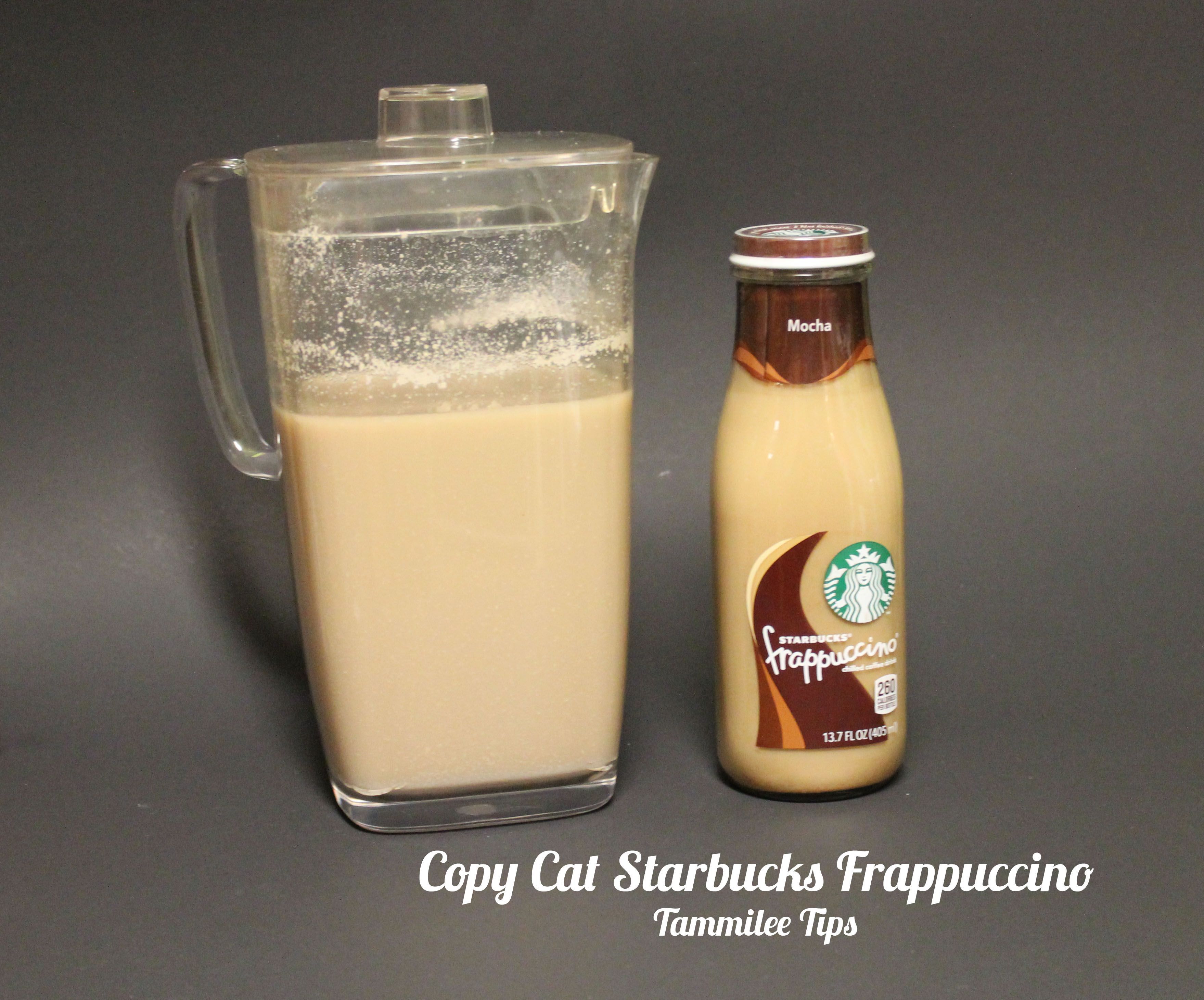 making right now!!! Copy Cat Starbucks Frappuccino. Ingredients: 10 cups cold coffee, 1/2 cup sugar, 1/2 cup brown sugar, 1/2 cup