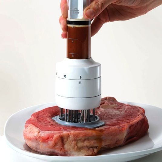 Marinade Infusing Meat Tenderizer  {50 Useful Kitchen Gadgets You Didn’t Know Existed}