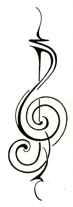 Music Tattoo Design by ginabeauvais on Etsy, $21.00