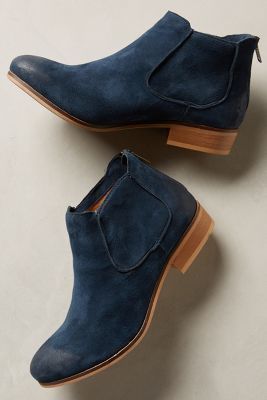 Navy booties, love these!