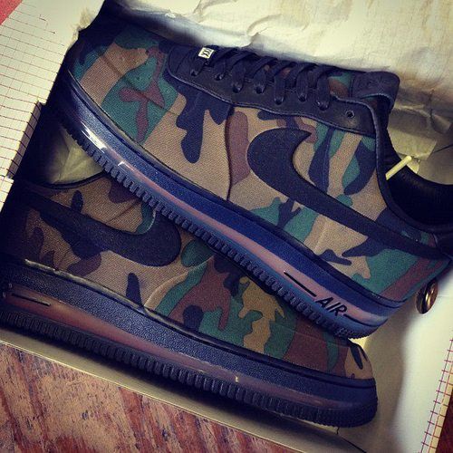 Nike Air Force One Camo Sneakers