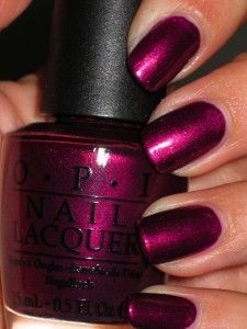 OPI Diva of Geneva…love this color for Fall and Winter!!!