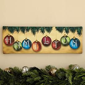 Ornament Canvas; I want one of these :) You should paint one for me for Christmas