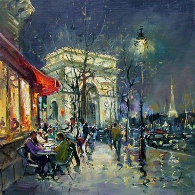 Paris in Painting by Robert RIcart French Artist