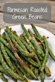 Parmesan Roasted Green Beans* I personally love green beans, but Daniel not so much. However, these he ate and then went back for