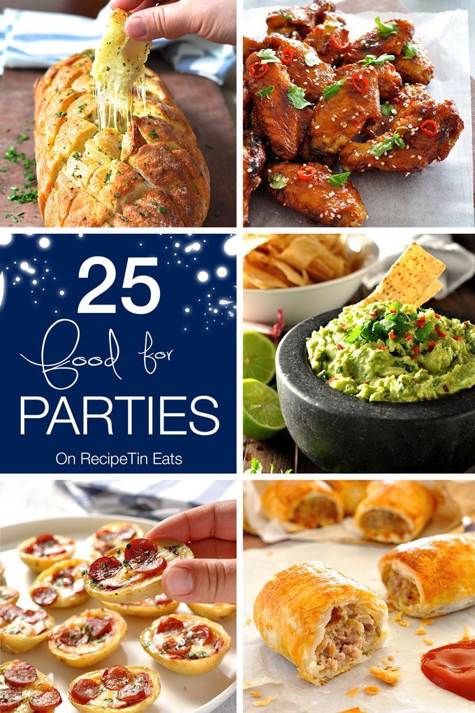 Party Food Round Up – 25 recipes from RecipeTin Eats that are great for party food! Fast to make and/or make ahead. | NEW YEAR’S