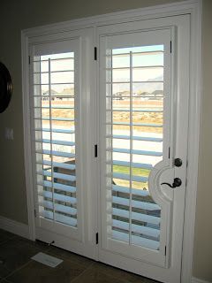plantation shutters for french doors What these for my sliding glass doors… no more curtains