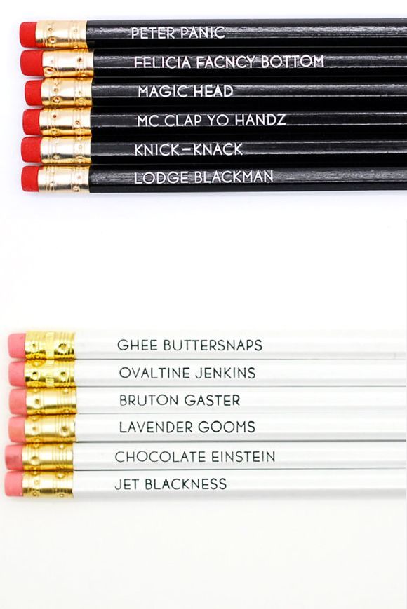 #psych burton guster nickname pencils. i wish they had my fav doughnut holschtein :D